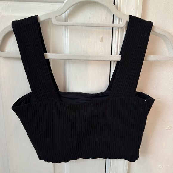 Stillwater Tops - Black STILLWATER The Square Crop Tank - size S